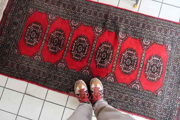 vintage pakistani runner carpet